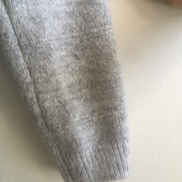 Style & co Ribbed Turtleneck Sweater in Light Gray with Silvery Tones - Picture 5 of 5